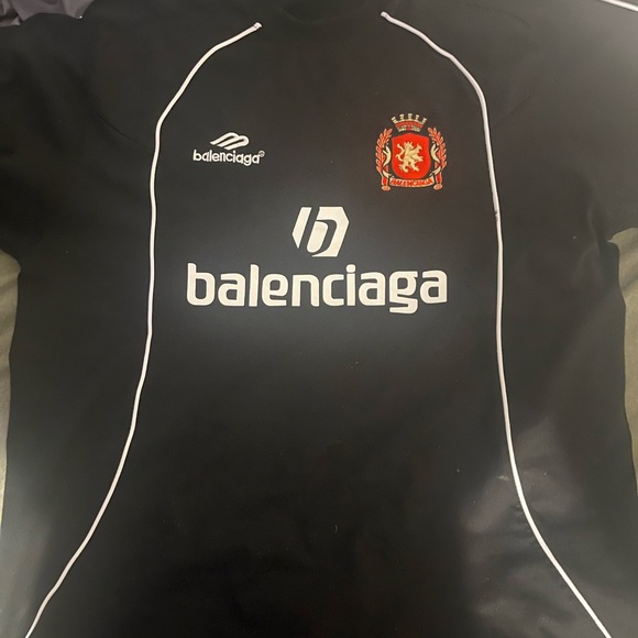 Balenciaga Black Sports Jersey
